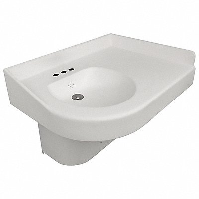 BESTCARE WH3776R09 Best Sink DShape 14-1/2inx12-1/2inx4in