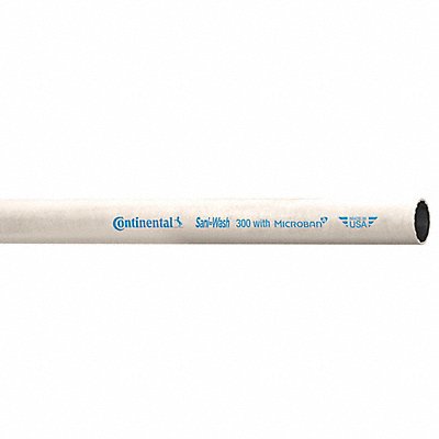 CONTINENTAL CRX07525G Washdown Hose 3/4 ID x 25 ft White