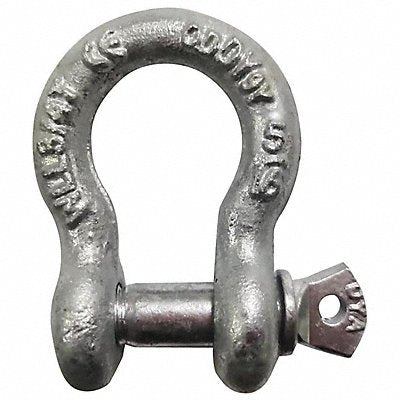 GRAINGER 55AY06 Anchor Shackle 1 500 lb Carbon Steel