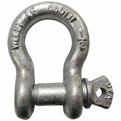 GRAINGER 55AY08 Anchor Shackle 4 000 lb Carbon Steel