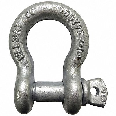 GRAINGER 55AY09 Anchor Shackle 6 500 lb Carbon Steel