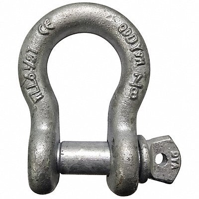 GRAINGER 55AY11 Anchor Shackle 13 000 lb Carbon Steel