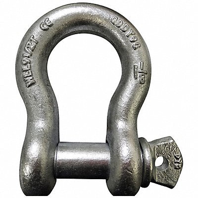 GRAINGER 55AY14 Anchor Shackle 19 000 lb Carbon Steel