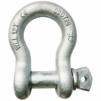 GRAINGER 55AY15 Anchor Shackle 24 000 lb Carbon Steel