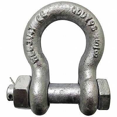 GRAINGER 55AY28 Anchor Shackle 6 500 lb Carbon Steel