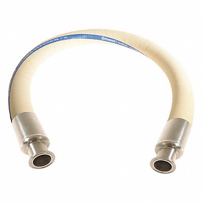 CONTINENTAL FTH15010TCG Food Grade Hose 1-1/2 ID x 10 ft White