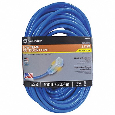 SOUTHWIRE 2569SW0006 Extension Cord 12 AWG 125VAC 100 ft L