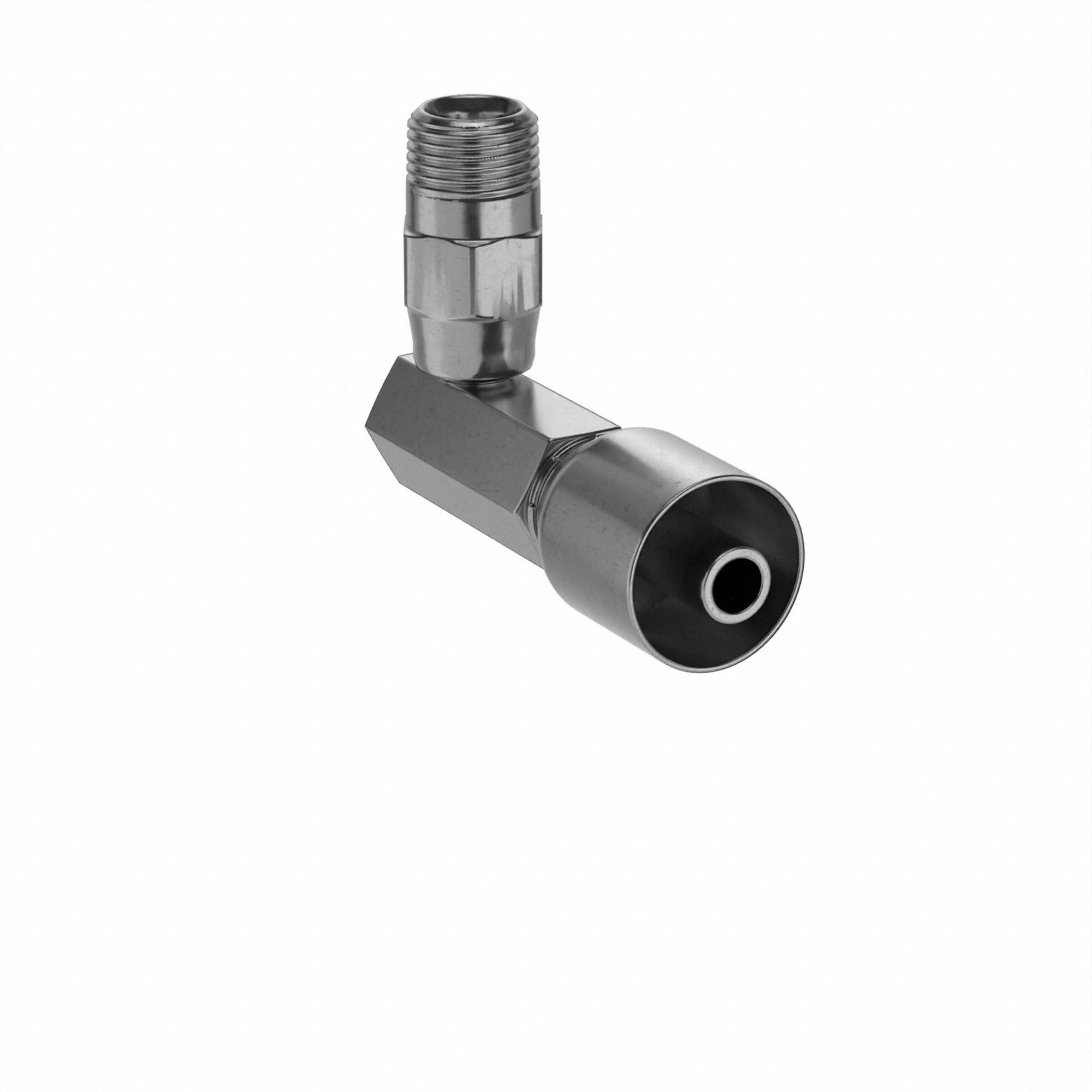 PARKER 10L43108 Crimp Fitting 90deg 1/2 ID 7/8 MMetric