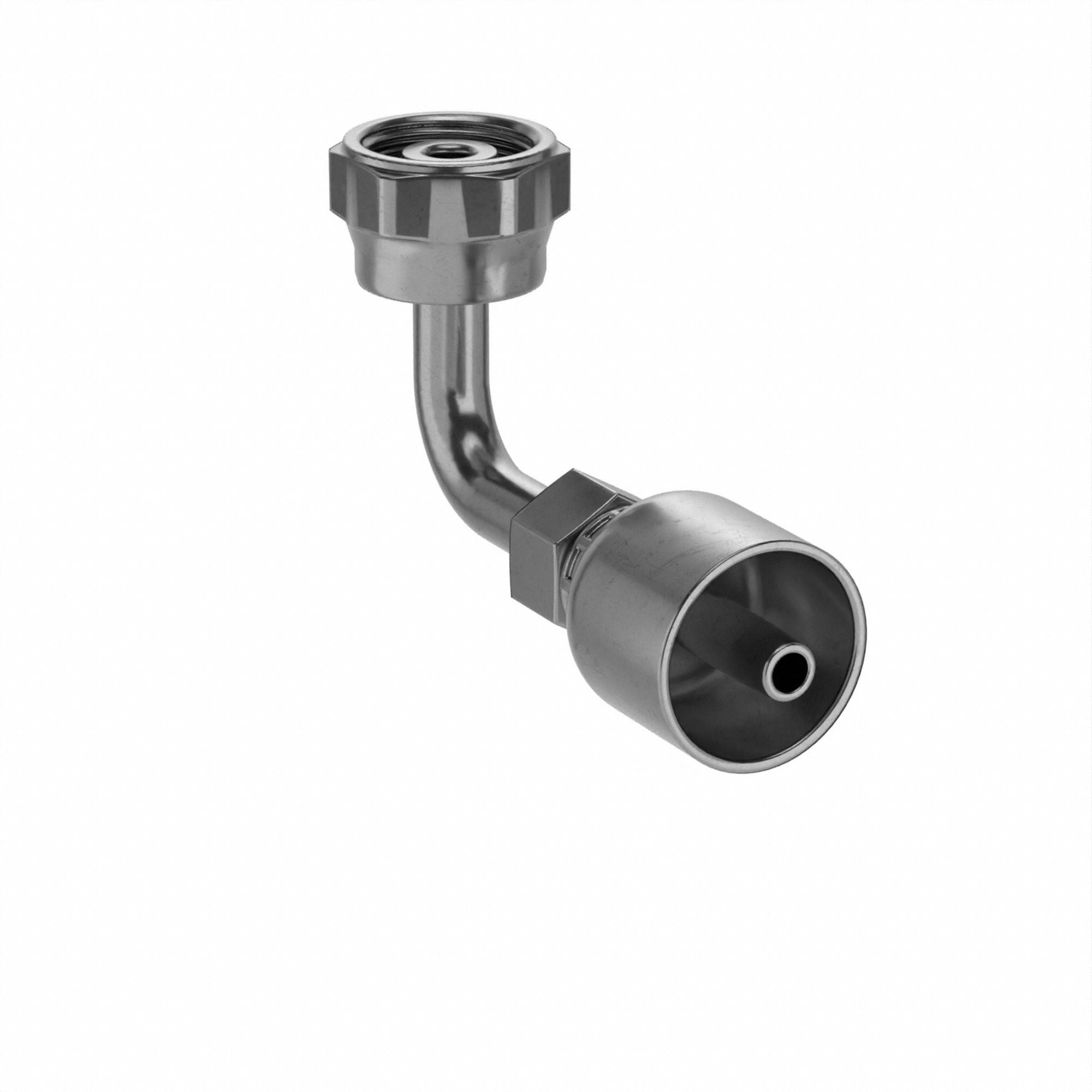 PARKER 11C43104 Crimp Fitting 90 Deg 1/4 ID M18-1.5 F