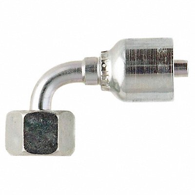 PARKER 11C4384 Crimp Fitting 90 Deg 1/4 ID M16-1.5 F