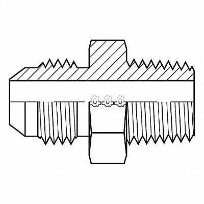 ADAPTALL 90110602 Hose Adaptor 3/8 JIC 1/8 BSPT