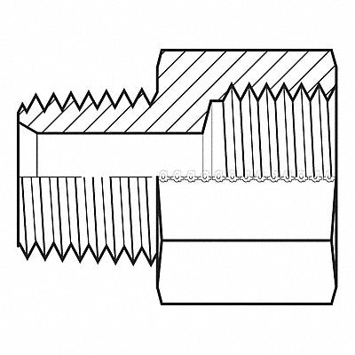 ADAPTALL 93250412x15 Hose Adaptor 1/4 in x 12 mm Fem.xMale