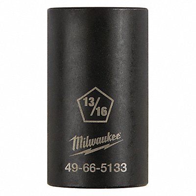 MILWAUKEE 49665133 Impact Socket Black Oxide Steel 13/16 in