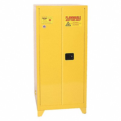 EAGLE 6010XLEGS Flammable Liquid Safety Cabinet Yellow