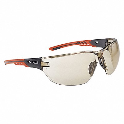 BOLLE SAFETY NESSPCSP Safety Glasses Anti-Fog Coating Amber PR