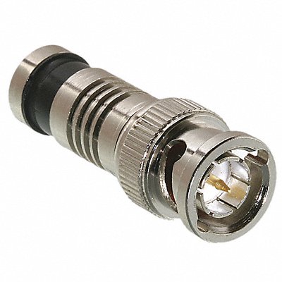 TRIPLETT 30200CSTP Coaxial Connector BNC Male Silver PK10