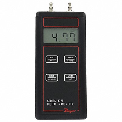 DWYER 477B2 K4721 Digital Manometer 0 in wc to 40 in wc