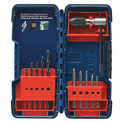 BOSCH BDT11S Drill/Tap Set 11pc