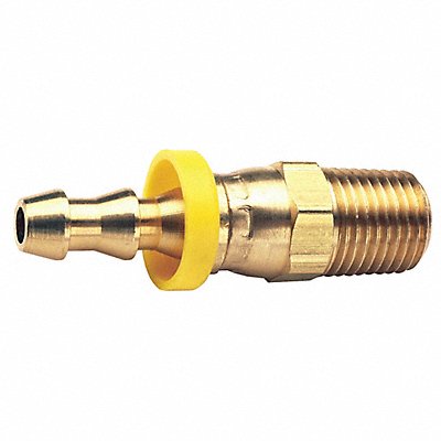 DIXON VALVE COUPLING 2710606C Push on Hose Fitting 3/8 x3/8 BarbxNPTF