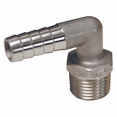 DIXON VALVE COUPLING 1290806SS Barbed Hose Fitting Hose ID 1/2 NPT