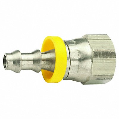 DIXON VALVE COUPLING 2880609SS Push on Hose Fitting 3/8 x3/8 BarbxUNF