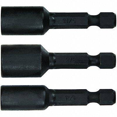 IRWIN IWAF3423 Nutsetter Set Steel Impact Rated PK3