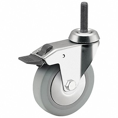 MEDCastor RZ03TPP090TLTP05 Plate Castor Swivel 3 Wheel Dia