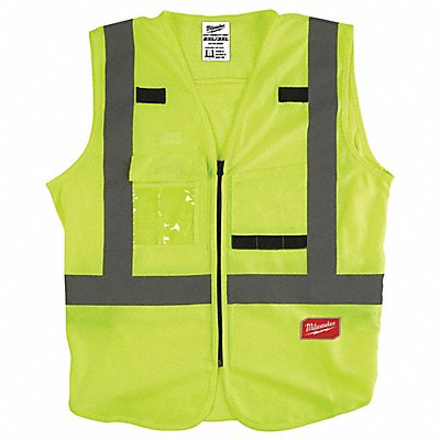 MILWAUKEE 48735023 High Visibility Vest 2XL/3XL Yellow/Green