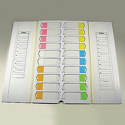 GLOBE SCIENTIFIC 513025 Slide Holder 343 x 210 mm White PK10