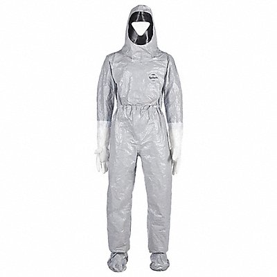 DUPONT TF611TGY4X000111 Hooded Coverall 4XL Grey Tychem(R) 6000