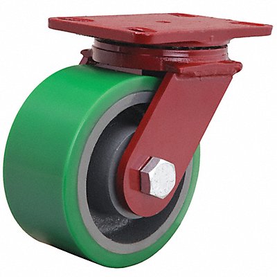 HAMILTON SFM63DB4SLFB Plate Castor 2200 lb Load Rating