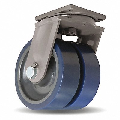 HAMILTON SMDD124SYT4SLDHCB Plate Castor 12000 lb Load Rating