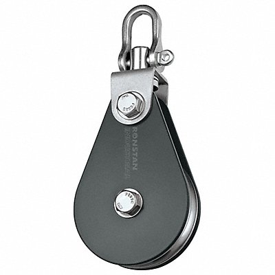 GRAINGER RZ1700AW Pulley Block Shackle 5/16 in Rope dia.