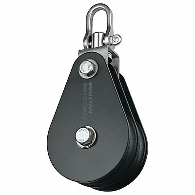 GRAINGER RZ1705 Pulley Block Shackle 9/16 in Rope dia.