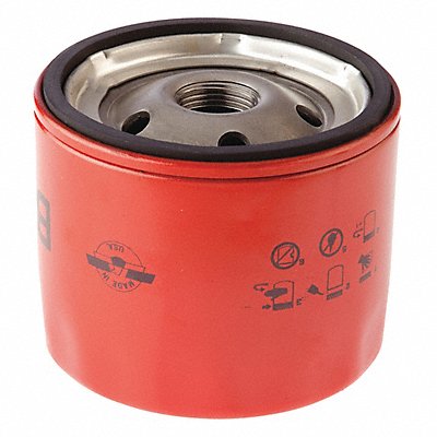 TENNANT 393982 Spin On Oil Filter 3 1/4 in L Red