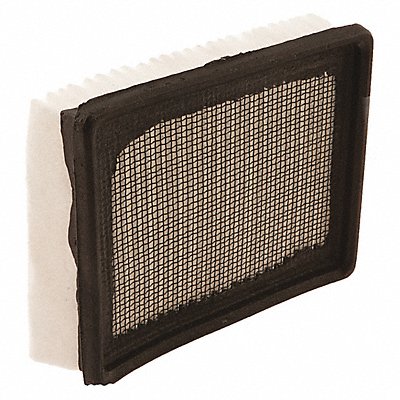 TENNANT 1037822 Dust Panel Filter 7 5/8 in L Blk/Ivory