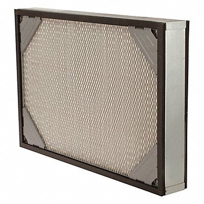 TENNANT 1048295AM Dust Panel Filter 30 in L Blk/Ivory