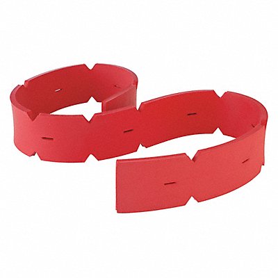 TENNANT 1035067 Front Squeegee Blade 4 7/8 ft L Red