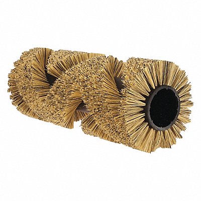 TENNANT 370025 Floor Machine Brush 14 in Dia Blk/Beige