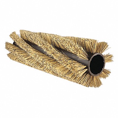 TENNANT 54925 Floor Machine Brush 14 in Dia Blk/Beige