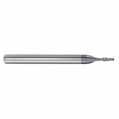 GRAINGER 251001130B Ball End Mill Single End 5/64 Carbide