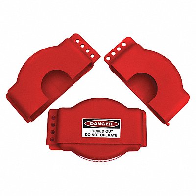 SKILCRAFT 534000NIB0383 Adjustable Gate Valve Lockout Red 2 W