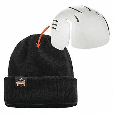 N-FERNO BY ERGODYNE 6811ZI Knit Cap with Bump Cap Universal Black