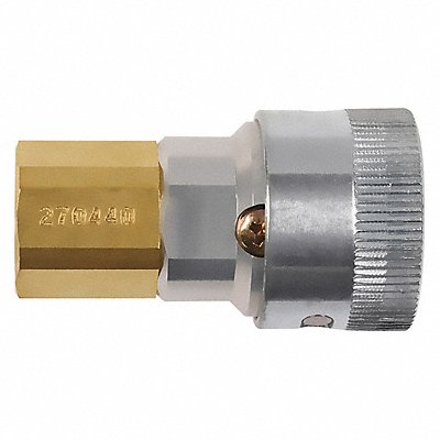 MILLER 270440 Air Hose Socket 1/4 Brass Steel PK2
