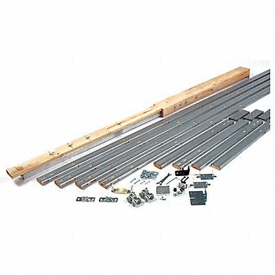 NATIONAL GUARD SLAL250PDKIT Track Kit Sliding Door Type Alum. Silver