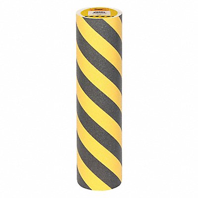 CONDOR GRAN15295 AntiSlip Tape 60 ftLx24 W BLK/Yellow 46Grit