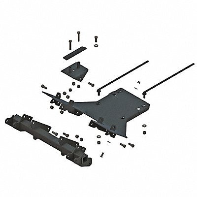 FISHER 35154 Mounting Kit Steel Black 42 L 10 H