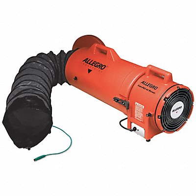 ALLEGRO 953850 Confined Space Blower Orange 13 1/2 W
