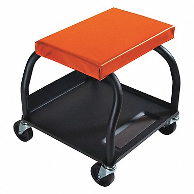 WHITESIDE HRS2WS Mechanic Seat 17 H Steel 480 lb 4 Wheels