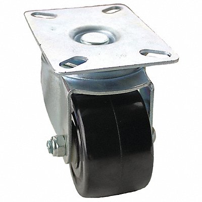 GRAINGER P10SPH030RP6001 Standard Plate Castor Wheel 3 Dia